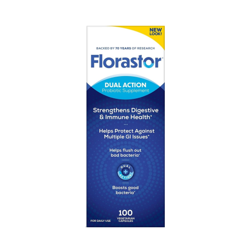 Florastor® Probiotic for Digestive and Immune Health, 100 Capsules